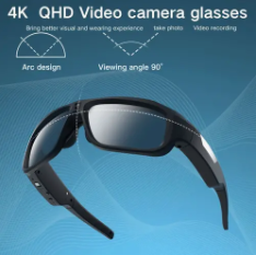 4K Video Recorder Glasses